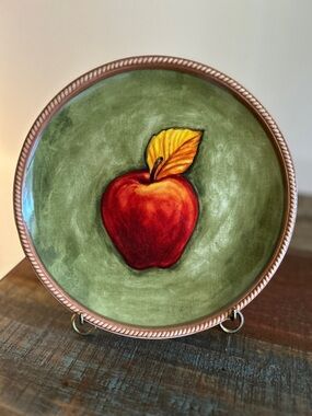 Grasslands Road Decorative Plate or Salad Plate - Apple Theme